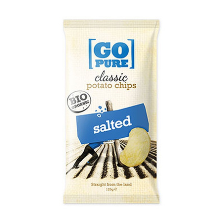 Glutenfri saltede chips bio 125 g