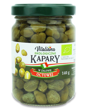 Kapers i eddike BIO 140 g - Vitaliana