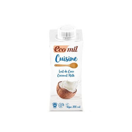 Glutenfri kokoscreme bio 200 ml - Ecomil