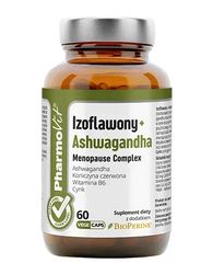 Isoflavoner + Ashwagandha Menopause Complex kosttilskud 60 kapsler - Pharmovit (Clean Label)