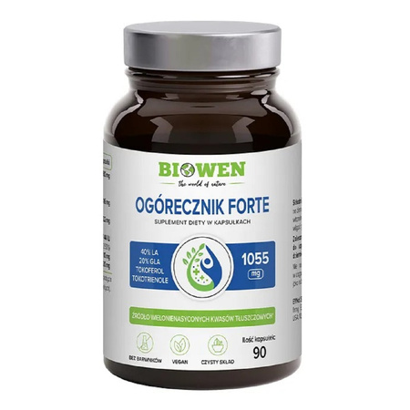 Borage Forte kosttilskud (1040 mg) 90 kapsler – Biowen