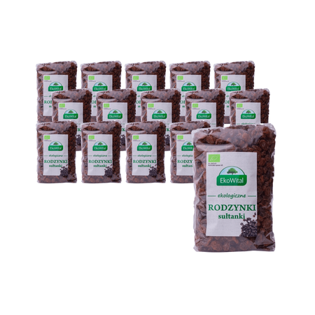 SÆT 15 x Sultanas bio 500 g