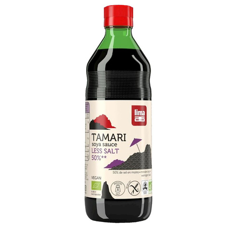 Sos sojowy tamari 50% mniej soli bezglutenowy bio 250 ml