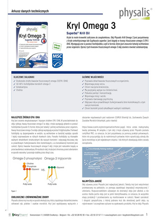Krill Omega 3 kosttilskud 30 kapsler - Physalis