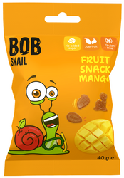 Glutenfri mango-gelébønner uden gelatine 40 g - BOB SNAIL