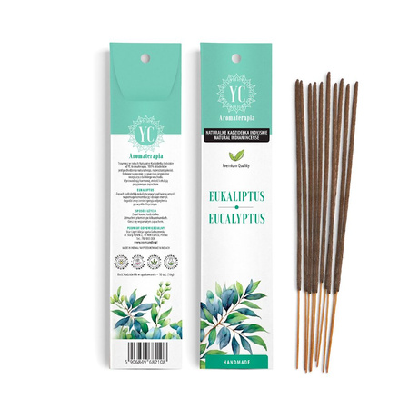 Indiske røgelsespinde Eukalyptus (10 stk.) 16 g – Your Candle