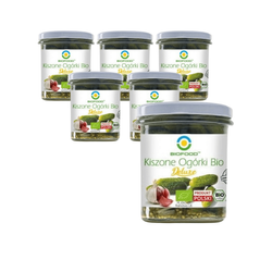 SÆT 6 x Deluxe syltede agurker BIO 320 g /230 g