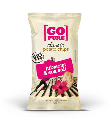 Glutenfri hibiscus-chips BIO 125 g