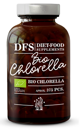 Chlorella kosttilskud bio 375 tabletter - Diet Food