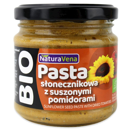 Solsikkepasta med soltørrede tomater bio 185 g - NATURAVENA