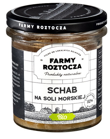 Svinekam på havsalt BIO 250 g (krukke) - Roztocze Farms
