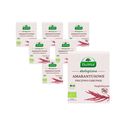 SÆT 7 x Glutenfrit amarantbrød bio 100 g