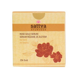 Rose ansigtsserum med guld 15 ml - Sattva