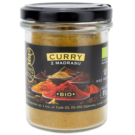Madras karry glutenfri bio 85 g - Five Transformations