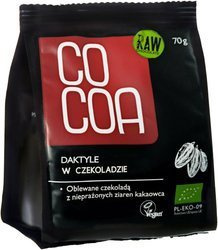 Dadler i rå chokolade bio 70 g