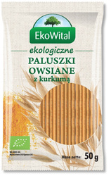 Fuldkornshavresticks med gurkemeje BIO 50 g