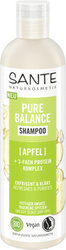 Normaliserende shampoo til fedtet hår med æble og proteinkompleks eco 250 ml - SANTE