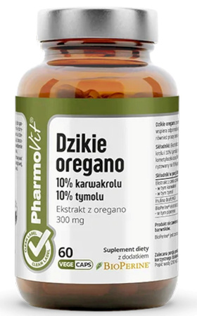 Vildt organo-ekstrakt (300 mg) glutenfrit kosttilskud 60 kapsler - Pharmovit (Clean Label)