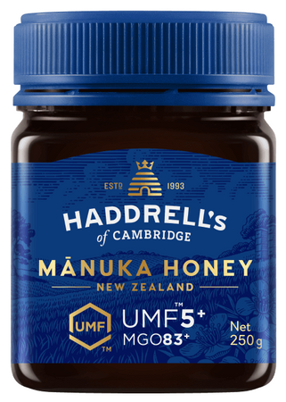 Manuka honning mgo 83+ 250 g - HADDRELL'S OF CAMBRIDGE
