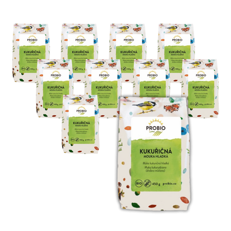 KIT 10 x Glutenfri majsmel bio 450 g - Probio
