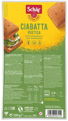 Ciabattabrød med flere kornsorter 4 x 50 g