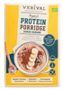 Proteinhavregryn med kakao og banan uden tilsat sukker glutenfri bio 350 g - VERIVAL