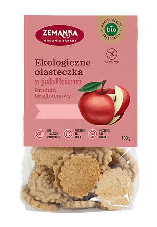 Glutenfri æblekiks BIO 100 g