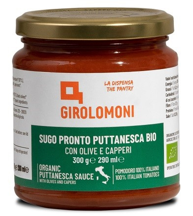 Tomatsauce puttanesca med oliven og kapers bio 300 g