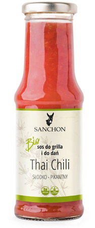Glutenfri vegansk thai chilisauce bio 210 ml - SANCHON