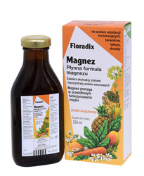 Glutenfrit flydende magnesiumtilskud 250 ml - SALUS (Floradix)
