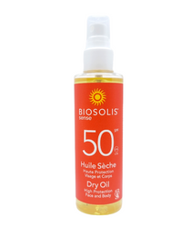 Tør kropssolcremeolie SPF 50 150 ml - Biosolis (Sense) (sæsonbestemt produkt)