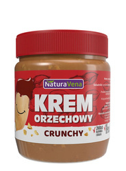 Crunchy 100% nøddecreme uden tilsat salt eller sukker 340 g - Naturavena