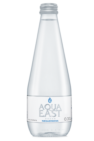 Stille kildevand med lavt natriumindhold 330 ml (glas) - Aqua East