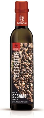 Sesamolie (fra ristede frø) koldpresset bio 250 ml - Bordoni (Econature)