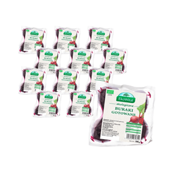 SÆT 12 x Kogt rødbede BIO 500 g