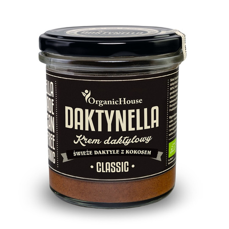 Kokos- og dadelcreme classic glutenfri bio 280 g - Organic House (DaktyNella)