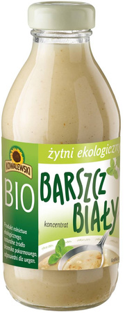 Hvid rugborsjtj koncentrat bio 320 ml - Kowalewski