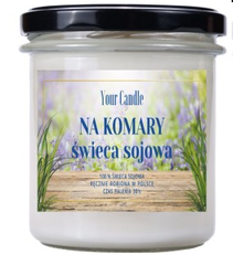 Świeca sojowa na komary 150 ml - Your Candle