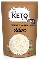 Keto-nudler (konjac noodle udon) glutenfri BIO 270 g - Keto Chef (Better Than Foods)