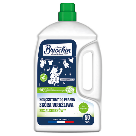Parfumefri vaskevæske til følsom hud (koncentrat) eco 2,27 l (50 vaske) - BrioChin