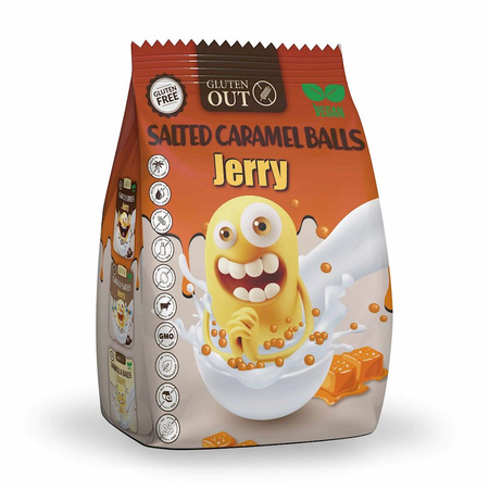 Glutenfri kornkugler med karamelsmag 375 g - Jerry Gluten Out