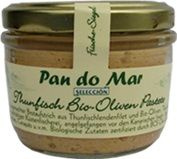 Pate af tun og økologiske oliven 125 g (glas)