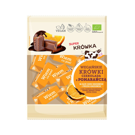 Glutenfri chokolade appelsin fudge glutenfri bio 150 g - ME GUSTO (Super fudge)