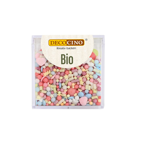Sukkerdrys farverig party mix bio 60 g - DEKOBACK