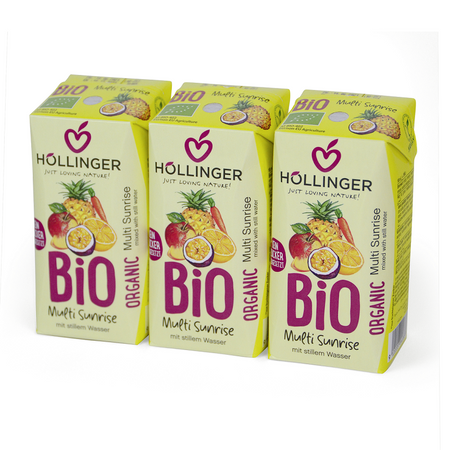 Multifrugtdrik med gulerodsjuice sunrise bio 200 ml