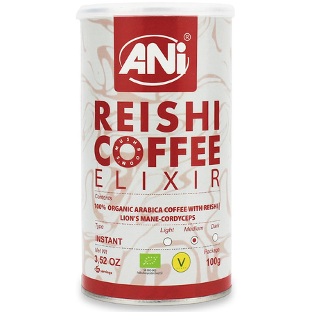 Instant kaffe 'reishi elixir' bio 100 g - ani