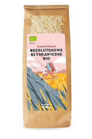 Glutenfri instant havreflager bio 500 g