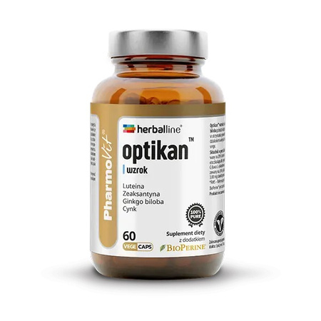 Optikan for vision kosttilskud 60 kapsler 32,4 g - herballine