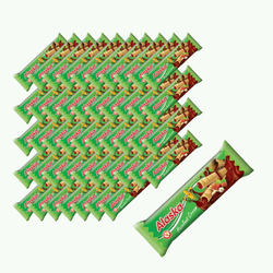 SÆT 48 x Majsrør med nøddecreme – glutenfri 18 g