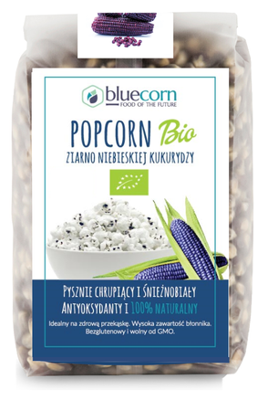 Blå majspopcorn bio 350 g